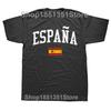 Funny Spain Heartbeat Flag T Shirts Summer Style Graphic Cotton Streetwear Short Sleeve Birthday Gifts T-shirt Clothing