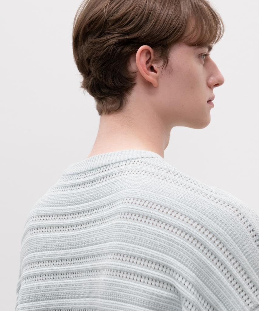 MINAV Punched Round Long Sleeve Knit [Mint]