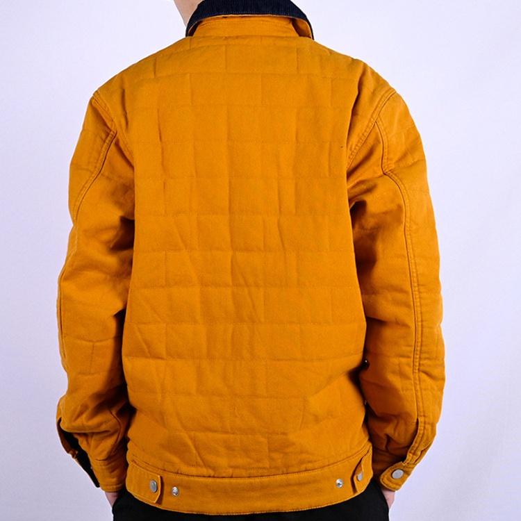 Men's Converse Retro Casual Cargo Jacket Yellow 10019460-A04
