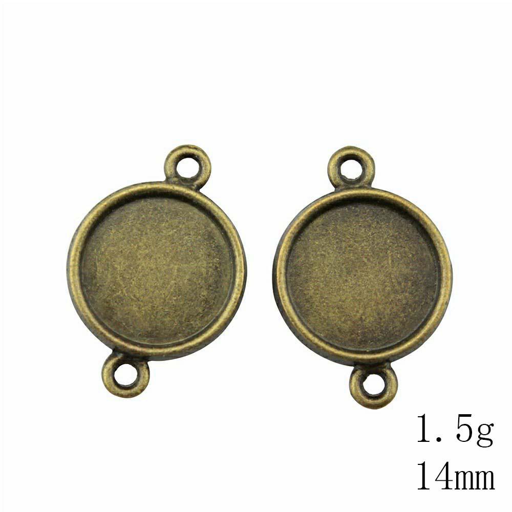 Back To School Jewelry And Accessories Fit Round 16mm Glass Cabochon Base Setting Tray Accessories Parts Items Accessories Accessories