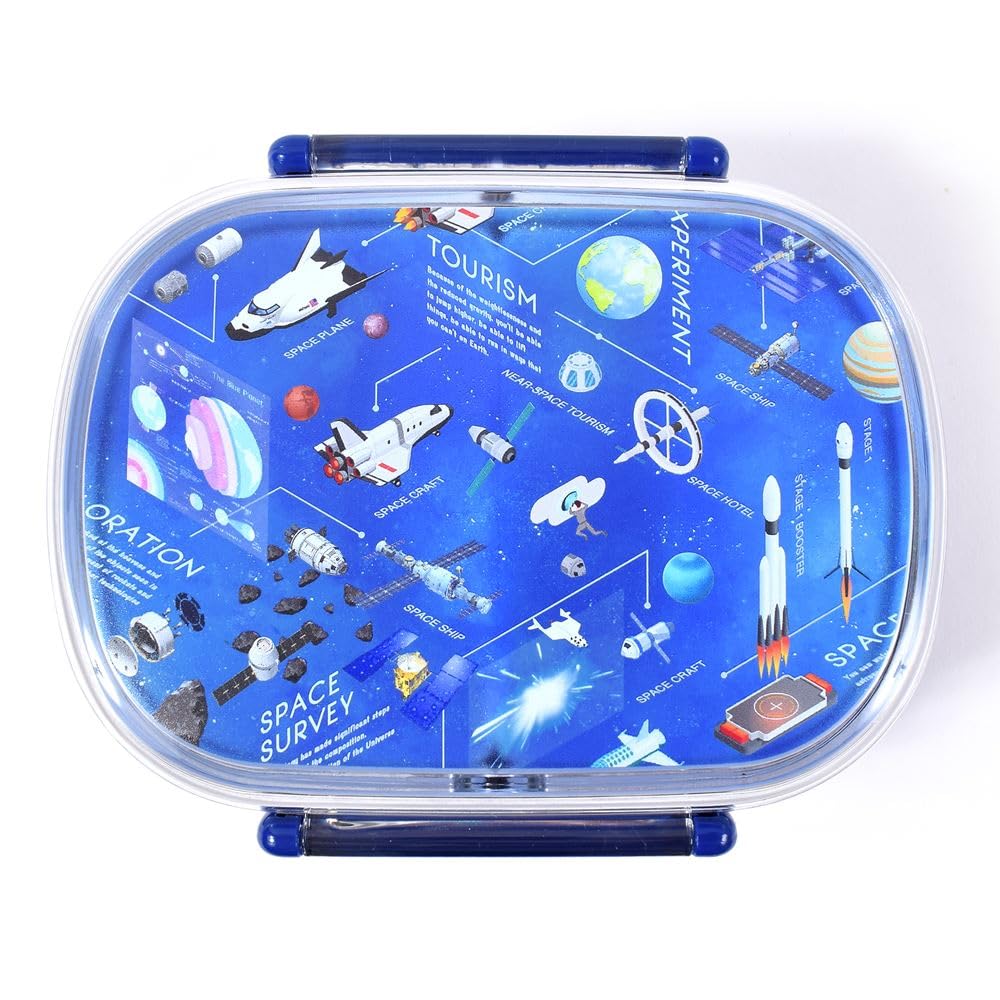COLORFUL CANDY STYLE Bento Future Planetary Exploration and Spaceship Made In N5803400 Children's Box, Design, Boys, Japan,