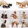 1Set Children Finger Puppet Animals Squirrel Hand Finger Story Puppets Game Cat Puppy Panda Finger Dolls Toys For Children Gifts