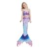 2024 New Mermaid Tails Swimsuit For Girls Kids Summer Mermaid Dress Swimming Pool Suit For Girls Little Mermaid Cosplay Costume Gifts