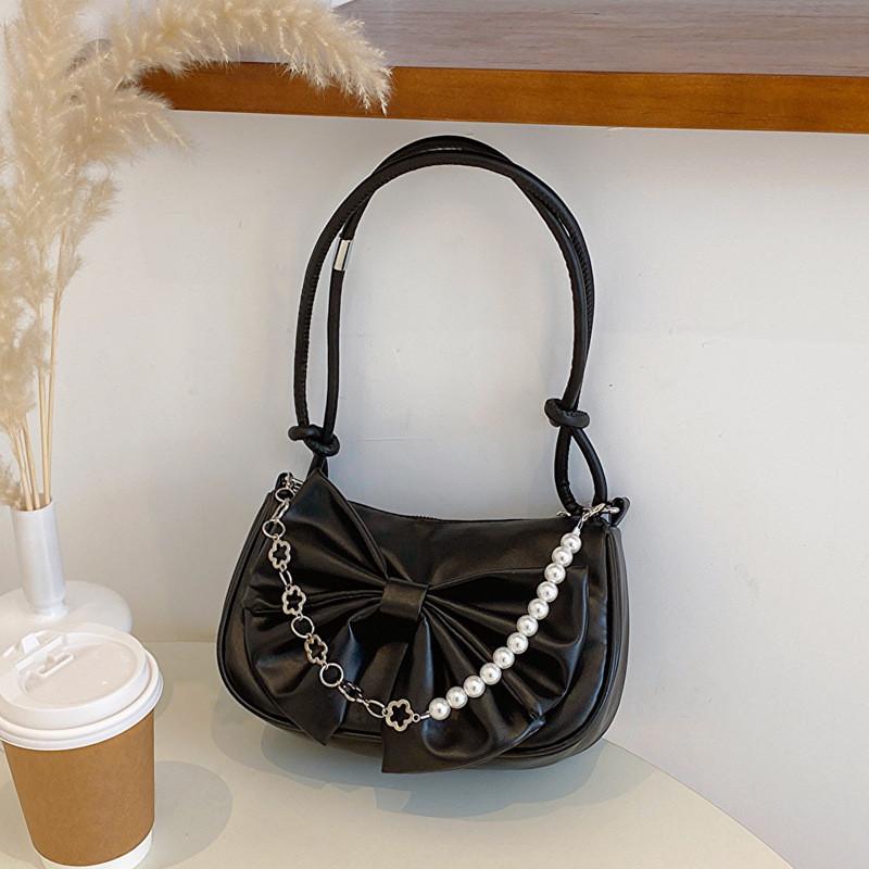 

Stylish Women s Crossbody Bag With Magnetic Closure Trendy Street Fashion Handbag In Black White Pink чёрный