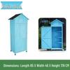 Outdoor Anti-Corrosion Sunscreen Storage Cabinet for Garden and Courtyard