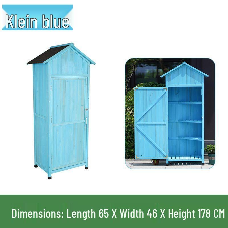 Outdoor Anti-Corrosion Sunscreen Storage Cabinet for Garden and Courtyard
