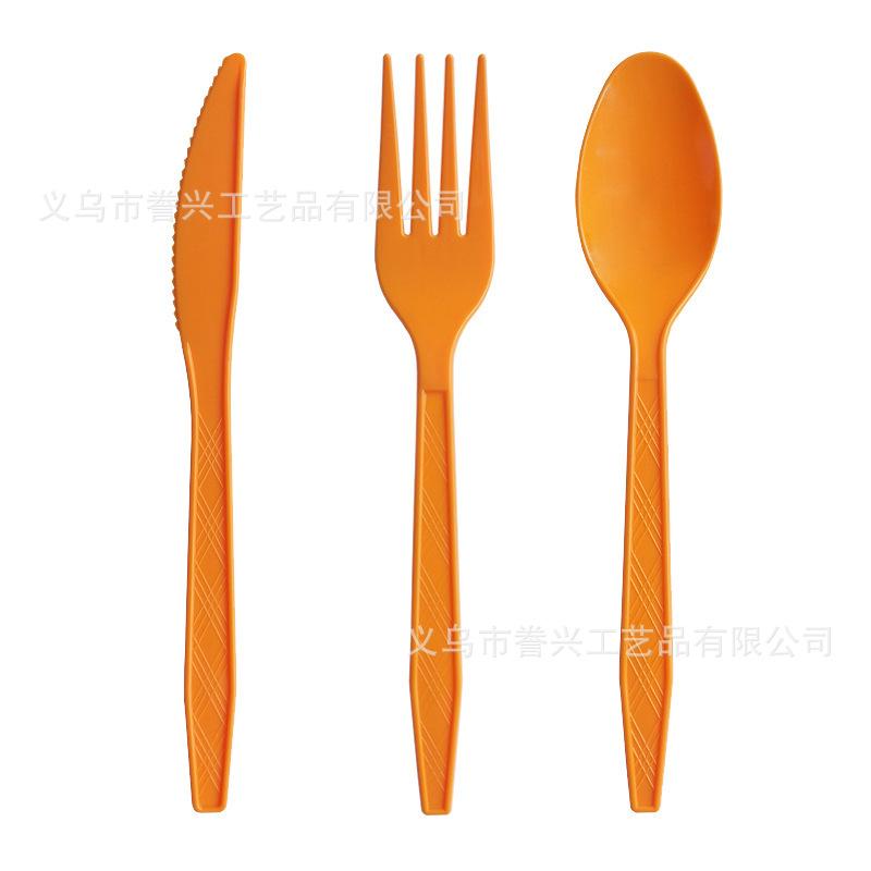 Disposable Knives, Forks And Spoons Spot Plastic Tableware Party Party Ps Knives, Forks And Spoons Foreign Trade Supply Products
