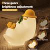 Duck Night Light 3 Brightness Adjustment Timing Nursery Sleeping Lamp Rechargeable Touch Control Bedside Lamp For Kids Room
