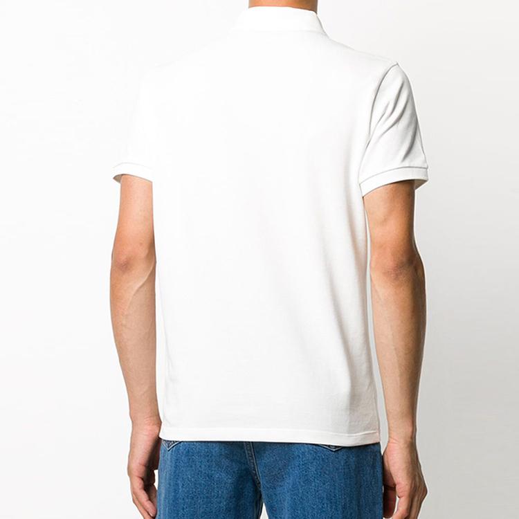 Moncler Logo Casual Short Sleeve Polo Shirt Men tops White 8A7110084556004