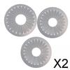2x 3 Pieces Ribbon Rosette Brooch Flower Making Tool Sewing Crafts Embellishment Handmade