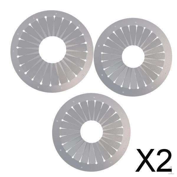 2x 3 Pieces Ribbon Rosette Brooch Flower Making Tool Sewing Crafts Embellishment Handmade