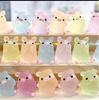 Colorful Luminous Pig Phone Case with DIY 3D Resin Ornament