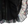 MOSCHINO BOUTIQUE Overall Handle Midi Length Pleated Skirt 38 Black Women Used