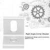10pcs 20mmx20mmx18mm Size Corner Bracket Right Angle 90° L Shaped Bracket Angle Bracket  Home Use