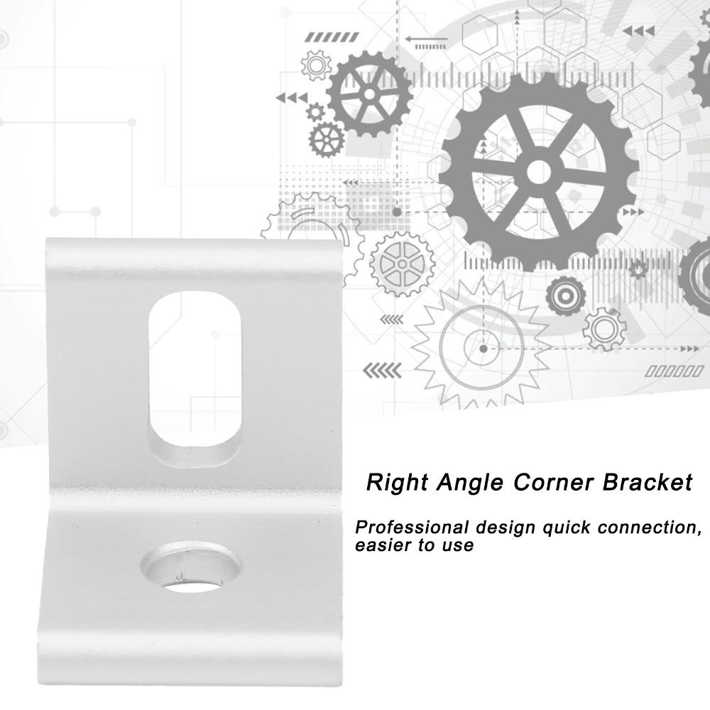 10pcs 20mmx20mmx18mm Size Corner Bracket Right Angle 90° L Shaped Bracket Angle Bracket  Home Use
