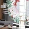Elegant Elephant Cotton Bow Tulle Curtains for Living Room Kitchen Bedroom Balcony Sheer Chiffon Fashion Home Decor