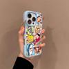 Ocean Shin-chan 2-in-1 Phone Case for iPhone 14/15/16/17 Pro Max