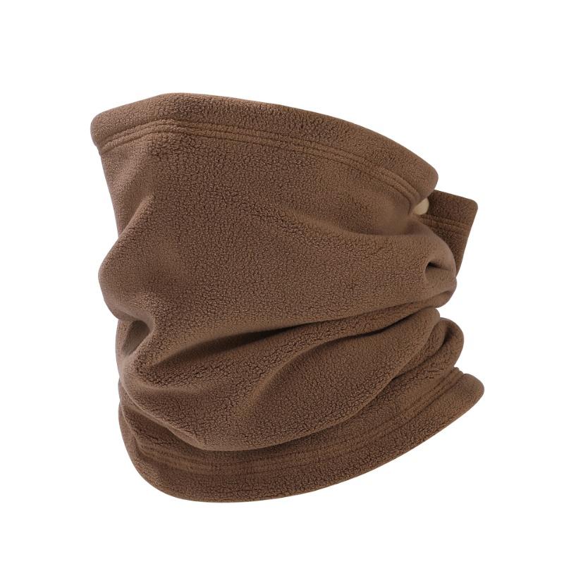 Winter Austrian velvet elastic warm scarf women's versatile plain neck protection neck cover outdoor cold protection extended cycling mask