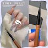 1Pc New Sandalwood Pole Manicure Cub Painting Pen Short Universal Stroke Petal Hook Line Painting Brush Nail Tool