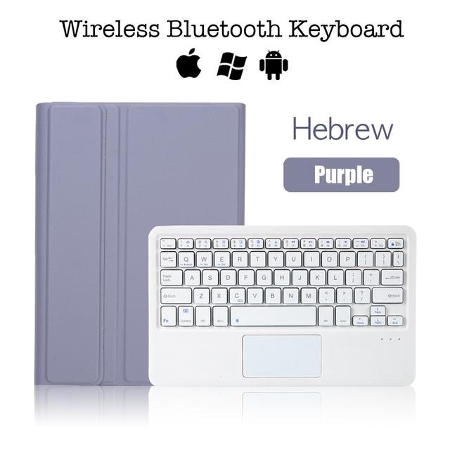 

Беспроводной портативный чехол с подставкой для карандашей и сенсорной клавиатурой Bluetooth для Samsung Galaxy Tab S8 11 2022, защитный чехол для планшета Galaxy Tab S6 Lite