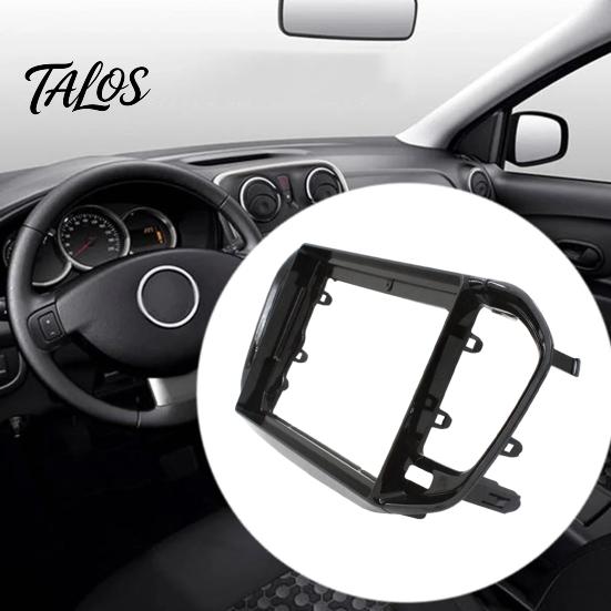 Replacement Radio Trim Frame 9 Inch Dash Kit for Lada Vesta NG 2023 LHD, Stereo Car Mounting Adapter Bezel Fascia Android, Navigation Panel Housing