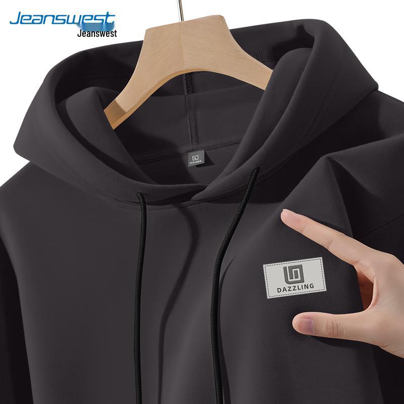 Jeanswest Men's Relaxed Fit Hooded Sweatshirt