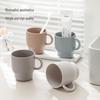 Thickened Food-grade PP Mouthwash and Toothbrush Holder Cup with Handle