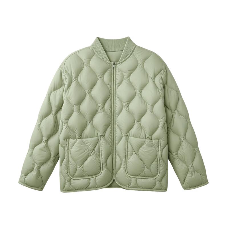 Deesha Teen Girls' Gourd Quilted Baseball Collar Down Jacket