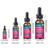 5 ML/15 ML/30 ML/50 ML/nye ingefær hårvekstprodukter Hurtigvoksende hår essensiell olje forhindrer hårtap Olje hodebunnsbehandling for menn kvinner