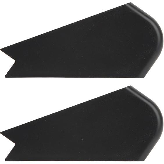 14.3cm/5.6in RV Slide Out Corner Cover, 2 Pcs ABS RV Slide Out Corner Cover Colorfast Decorative Impact Resistant RV Slide Out Corner Cover Trim for чёрный