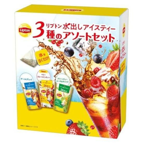 Lipton Cold Brew IJsthee Assortiment Set Zakjes 3 Soorten 24 Earl Grey Bessenfruit Groen