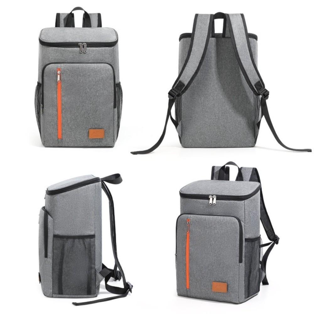 Oxford Insulated Backpack Insulated Large Capacity Cooler Bag Portable Thermal Lunch Bag  Picnic