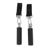 1Pair Pull Up Handle Cable Handle TPR Rubber Coated Grip Anti Slip Straight Gym Equipment