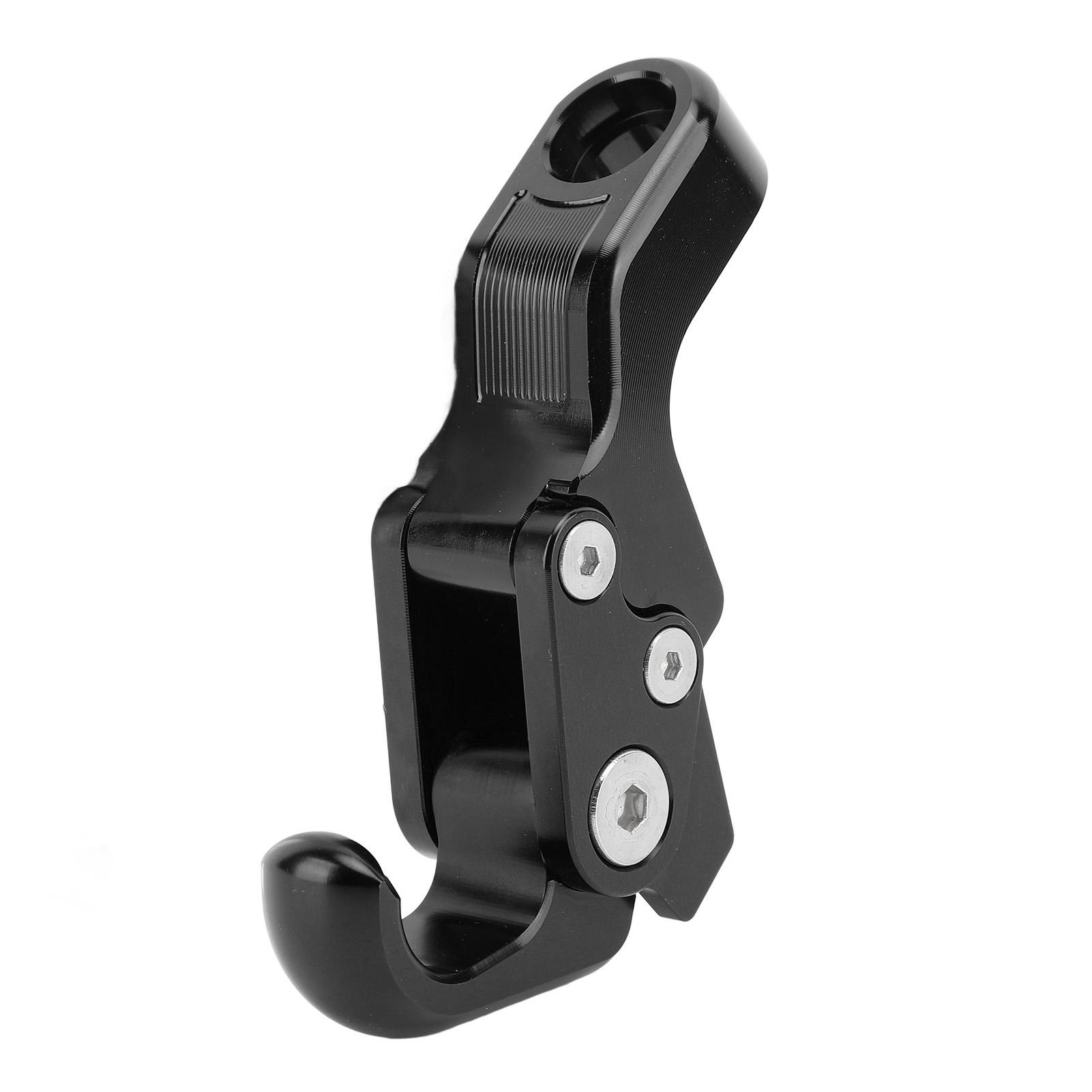 

Мотоциклетная сумка для багажа, вешалка с крючком, 10,5 мм, алюминиевый сплав, универсальная надежная фиксация, шлем в форме когтя чёрный