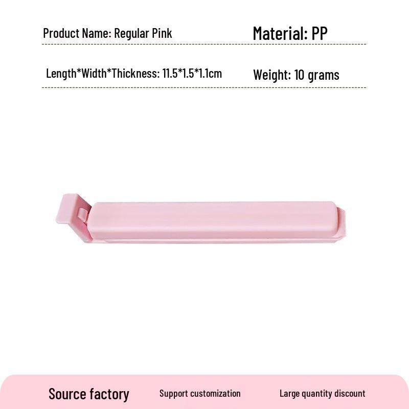 Plastic Food and Snack Bag Sealing Clips for Tea and Seasonings