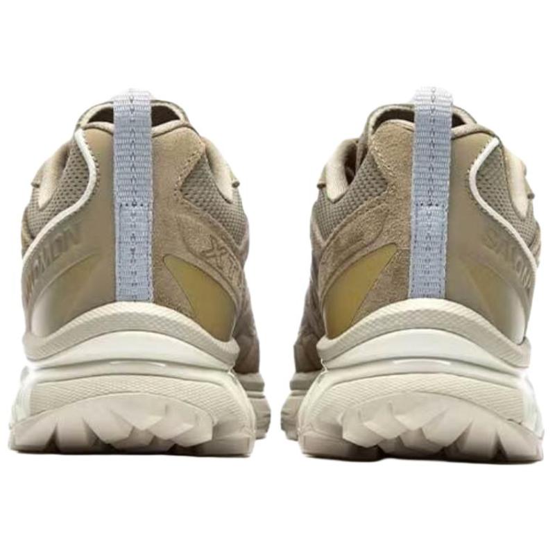 SALOMON XT 6 Shock Absorbers Slip Resistant Abrasion Resistant Low top Casual Shoes Unisex Brown Gray Apricot Greige Sneakers 475745