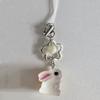 Phone Charm Rabbit Keychain Pendant Phone Strap Lanyard Jewelry Gift Cellphone Strap  Sweet Girls