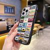 American retro tape mobile phone case Apple 15Pro acrylic magnetic suction MagSafe transparent iPhone17 anti-drop