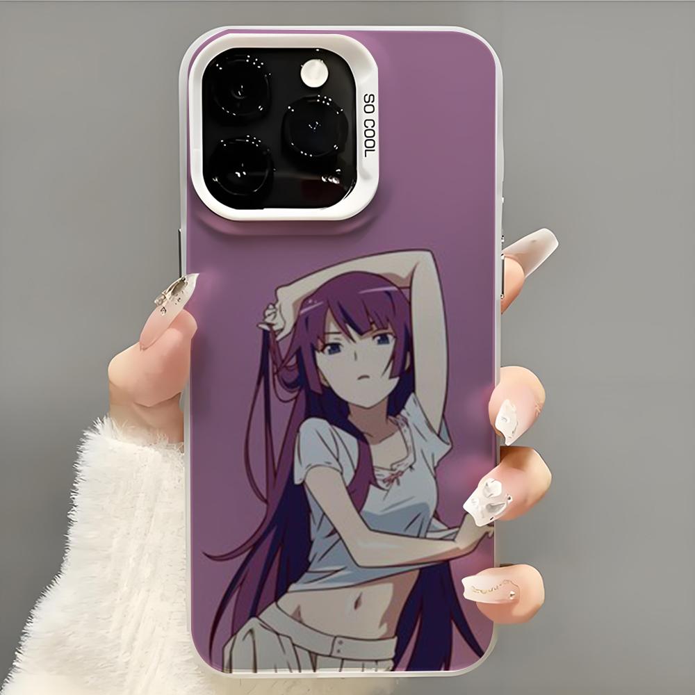 monogatari series Phone Case  Phone Case For iPhone 14 16 15 11 12 13 Pro Max Mini Plus Shockproof Cover