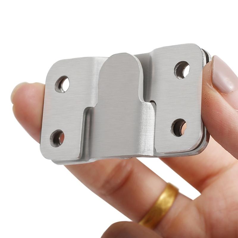 10pcs Heavy Duty Stainless Steel Wall Hook For Home Office Strong Load Capacity Mounting Bracket Hanging Buckles