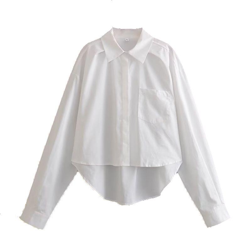 Kaslead New Women Clothes Western Style Fashion Cotton Twill Poplin Loose Variety Shirts