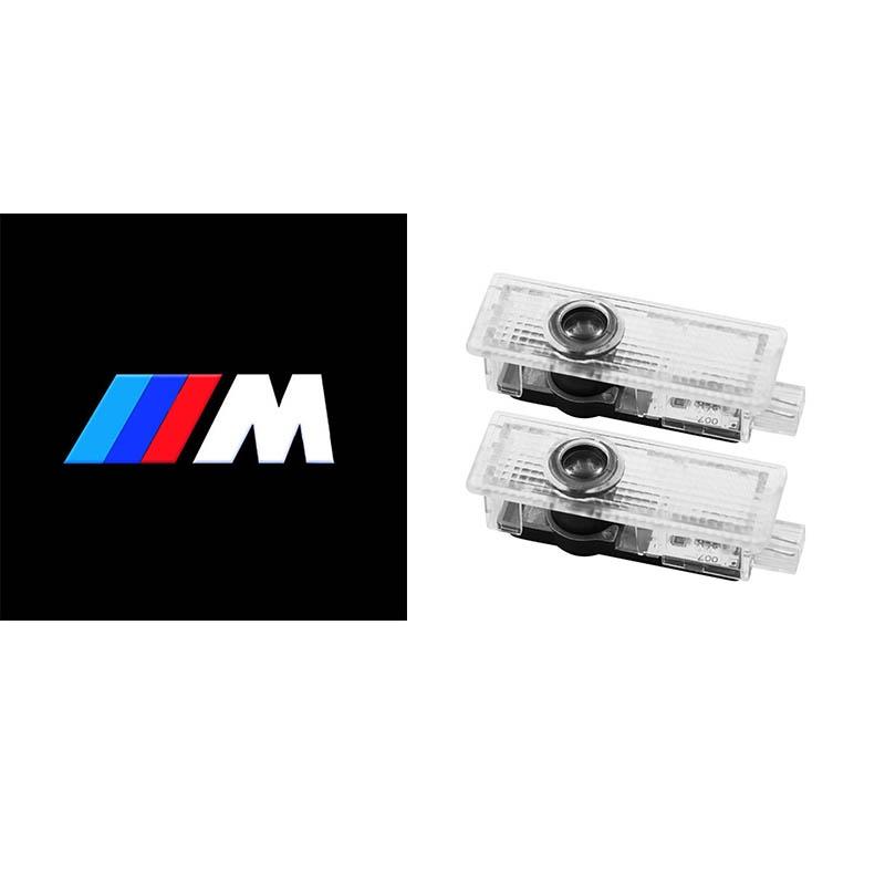 Luxurious Led Car Door Logo Lights For Bmw Simple Replacement White Color 100 000 Hours Life Span