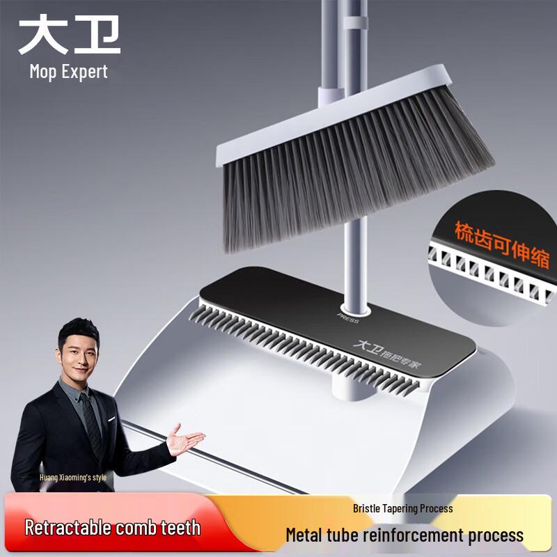 Telescopic Broom and Dustpan Set