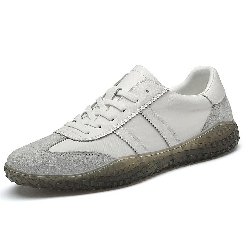 Autumn trendy shoes fashion transparent shoes soft sole casual shoes breathable board shoes men's sports shoes flat baseplate shoes