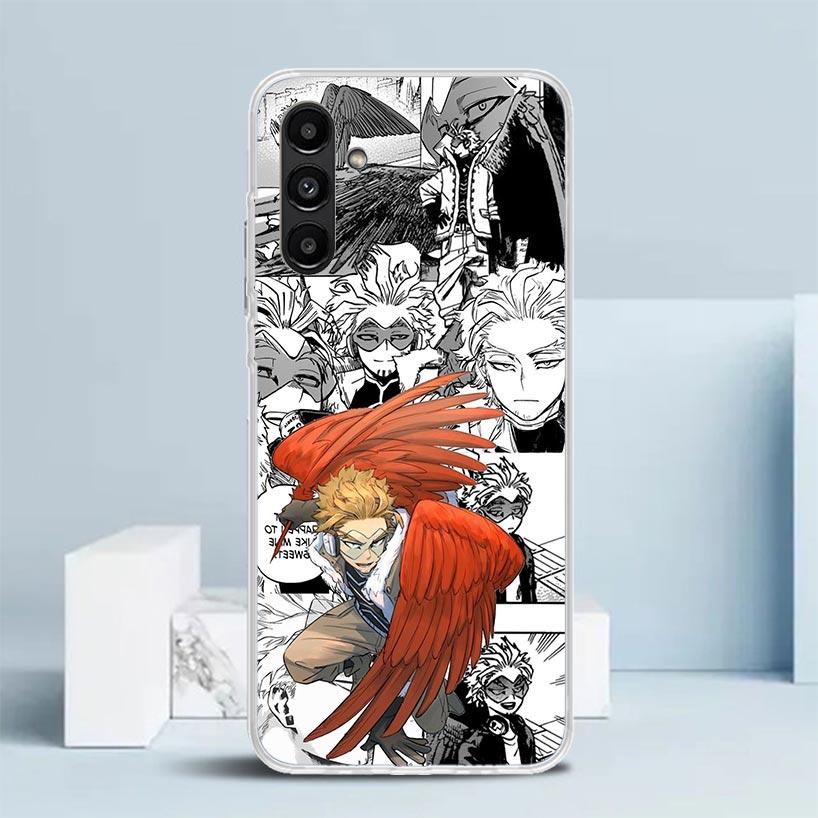 Hawks MHA My Hero A-Academy Phone Case For Samsung Galaxy A17 A37 A57 A16 A15 A14 A13 A56 A55 A54 A53 A36 A35 A34 A33 A26 A25 A2