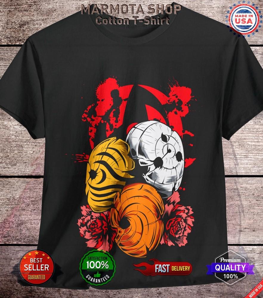 

Футболка Обито Учиха Наруто Шиппуден Итачи Акацуки Аниме Унисекс Футболка 2XL