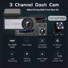 3 Channel Dash Cam HD 1080P Wifi Inside Vehicle Car DVR Three Way Lens Camera DVRs Recorder Video Registrator Dashcam Camcord