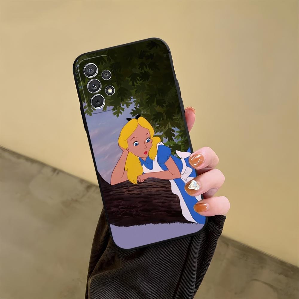 Alice in Wonderland Phone Case for Samsung Galaxy S23 S24 S20 S21 S22 Ultra Fe Plus M54 A34 A54 A24 A52 A53 Coque