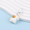 2026 Chinese  Year Mascot Horse Resin Keychain Decor Cartoon Cute Year Of The Horse Keyring Bag Pendant Gifts Accessory