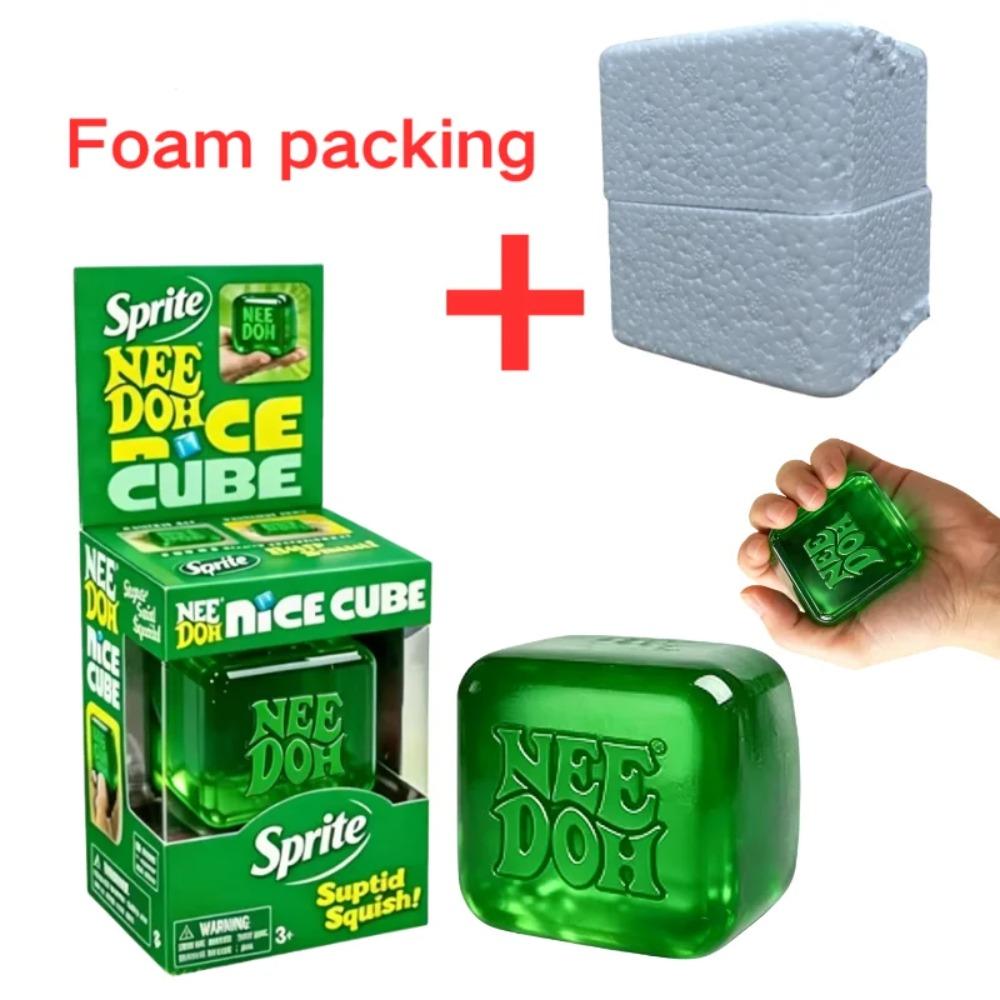 Needoh Nice Cube Zacht Squishy Knijpspeeltje Angstverlichting Fidget Cube Bureau Stressverlichter Ideaal Cadeau Voor Volwassenen